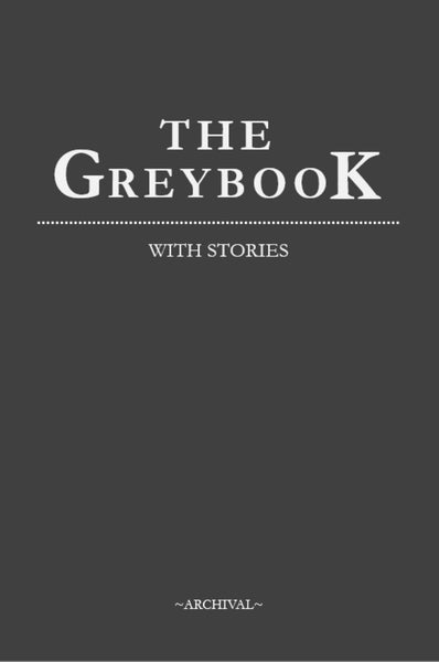 Coming in March | The Grey Book with Stories (Soft Cover)